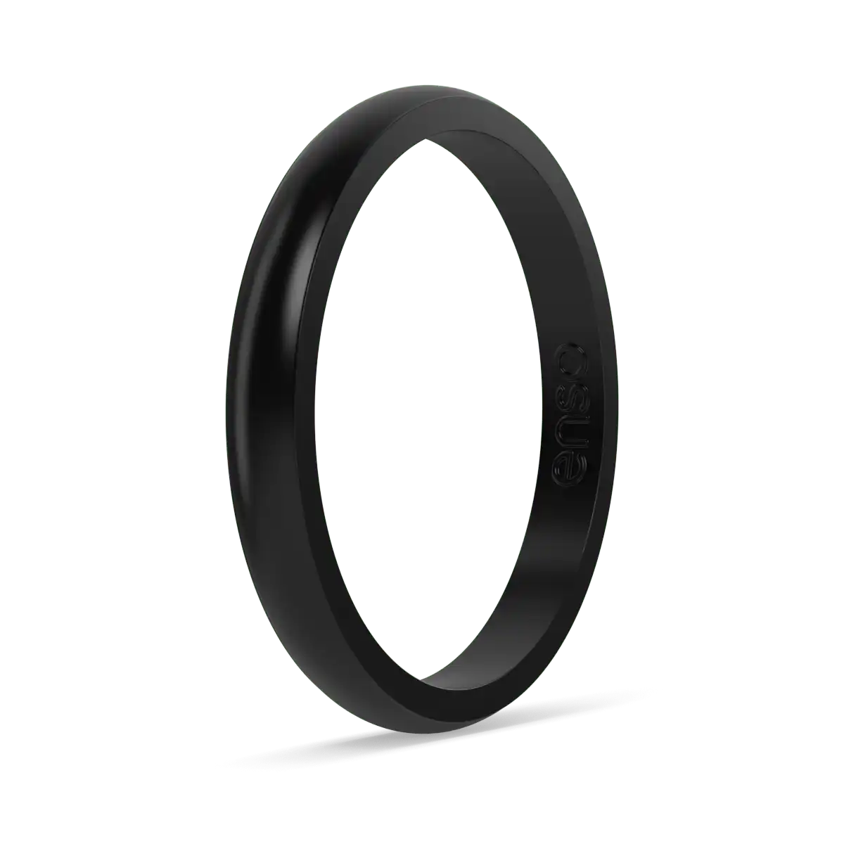 Stackable Ring - Obsidian
