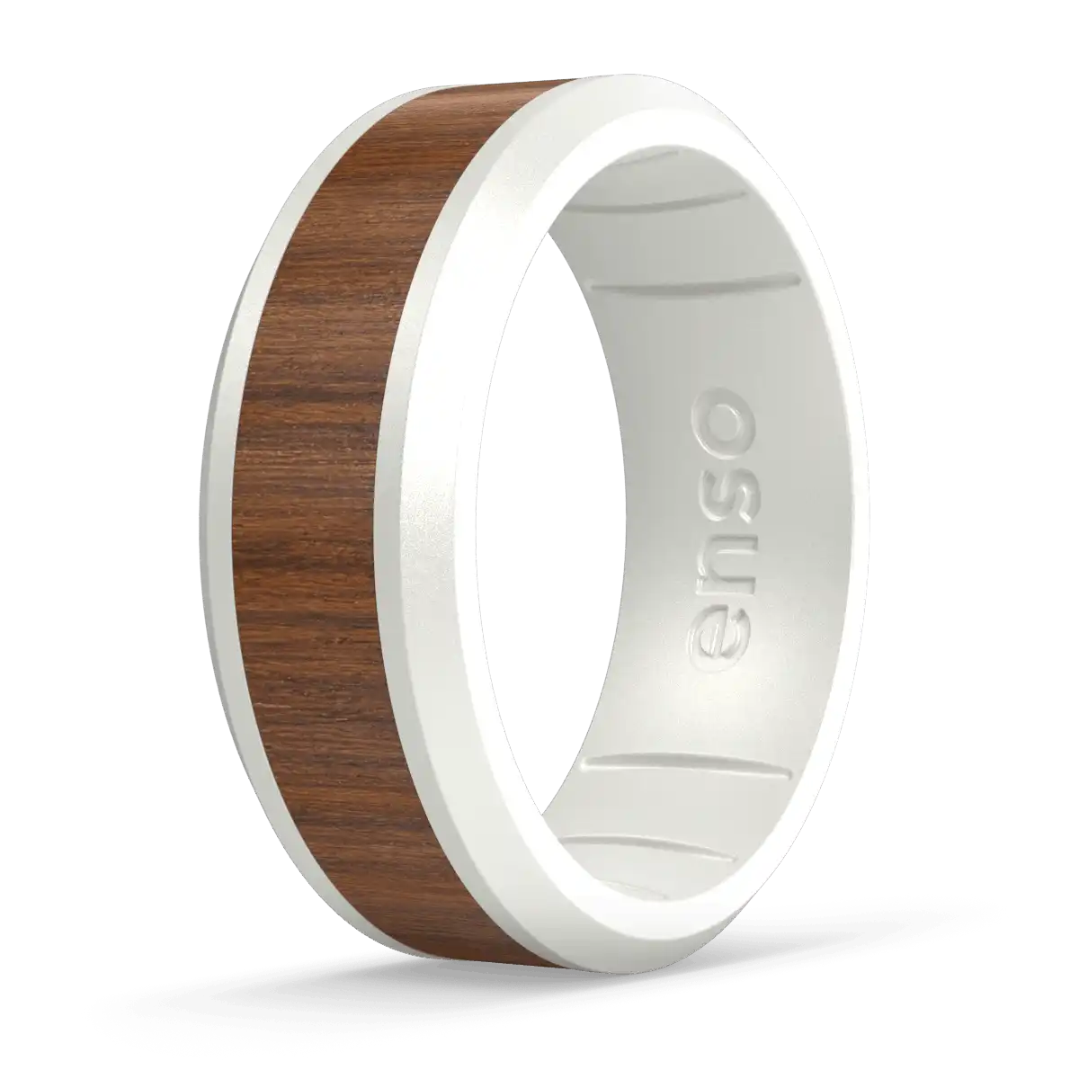 Axis Hybrid Ring - Pearl & Wood