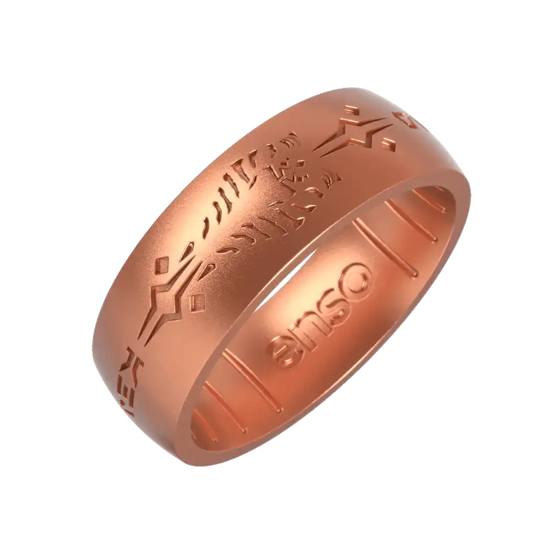 Ahsoka Tano Aurebesh Star Wars™ Ring - Copper