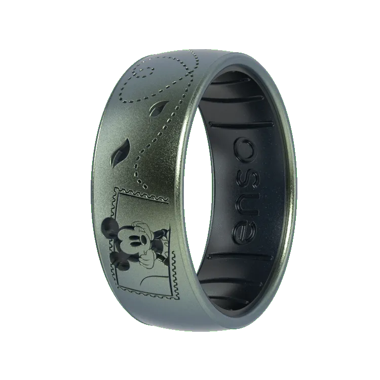A Message From Mickey Mouse Disney Ring - Volcanic Ash
