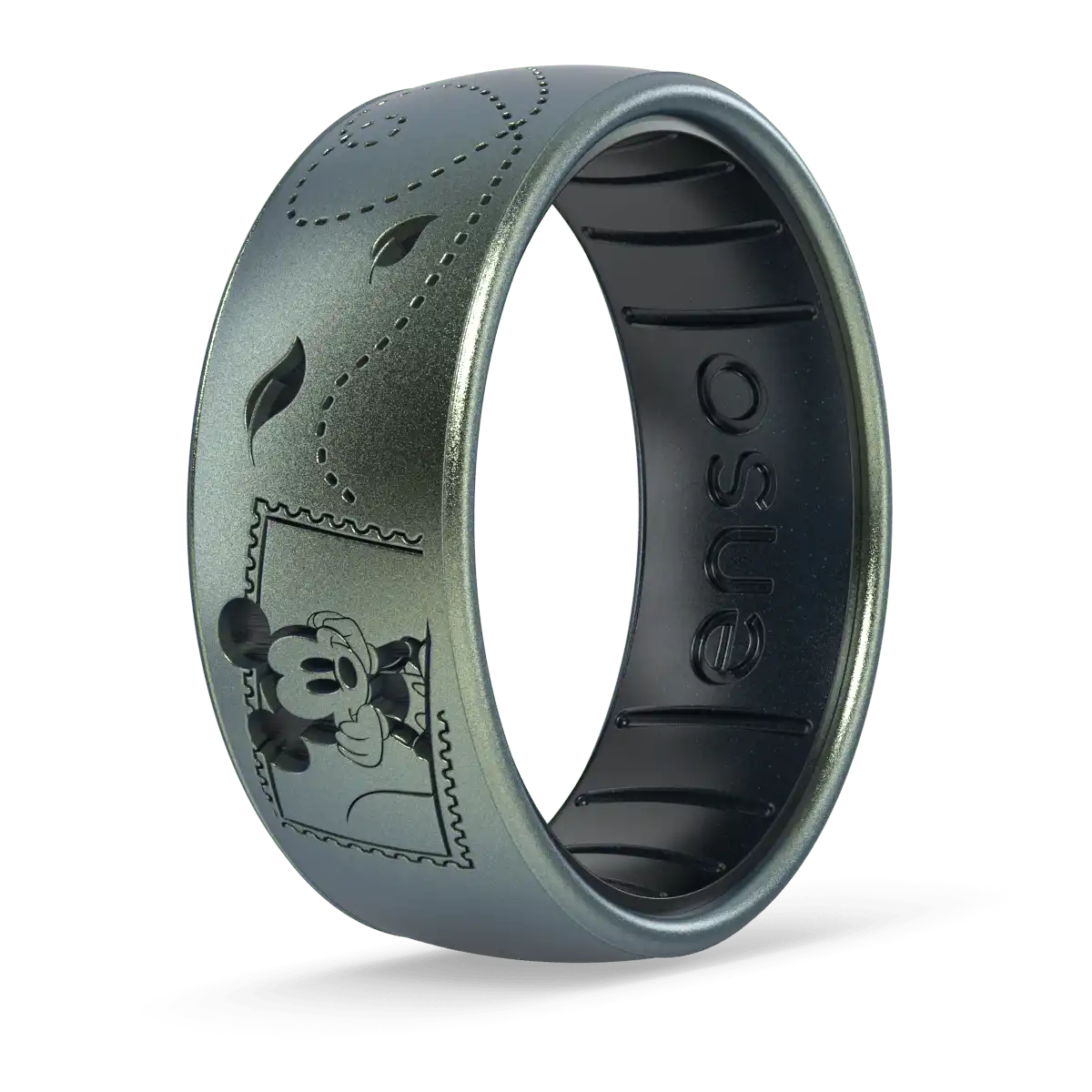 A Message From Mickey Mouse Disney Ring - Volcanic Ash
