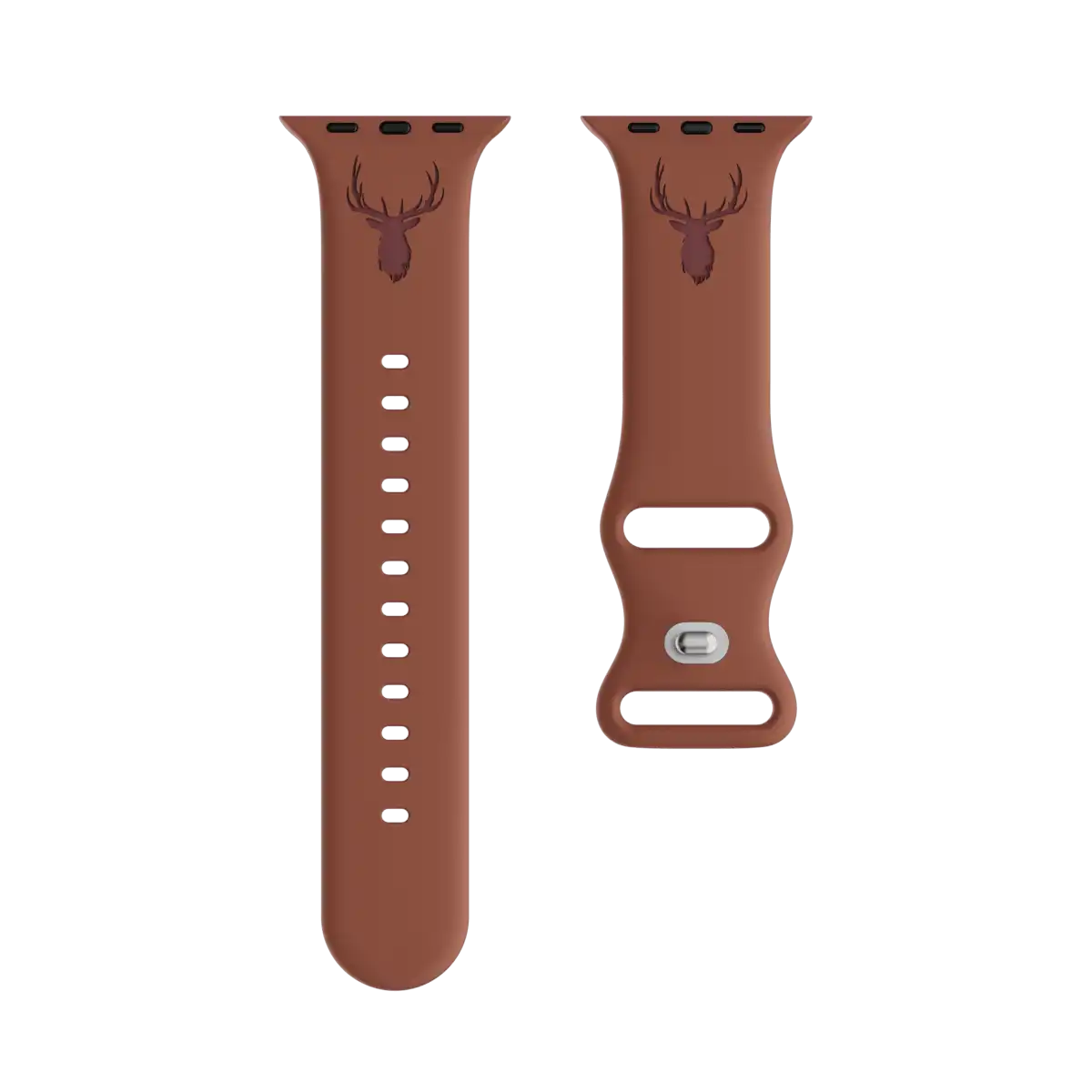 Silicone Sport Apple Watch Band - Elk