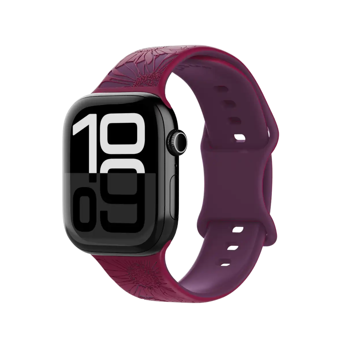 Silicone Sport Apple Watch Band - Fall Floral