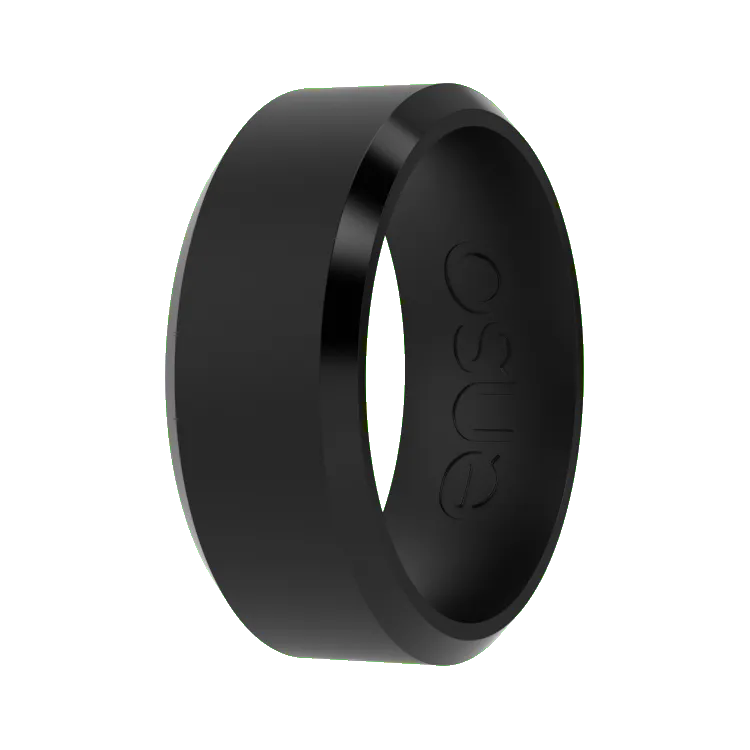 Bevel Ring - Obsidian