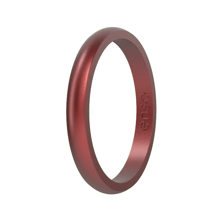 Halo Birthstone Ring - Garnet