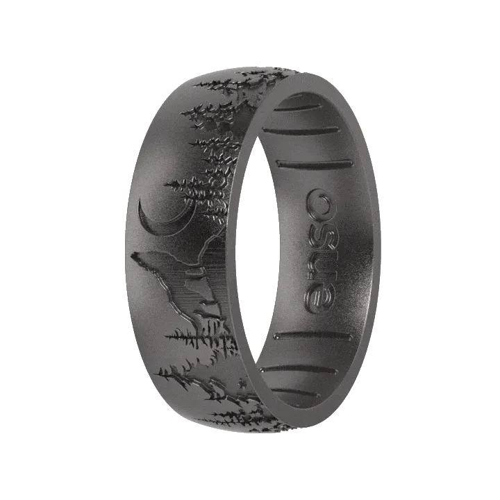 Lone Wolf Ring - Platinum