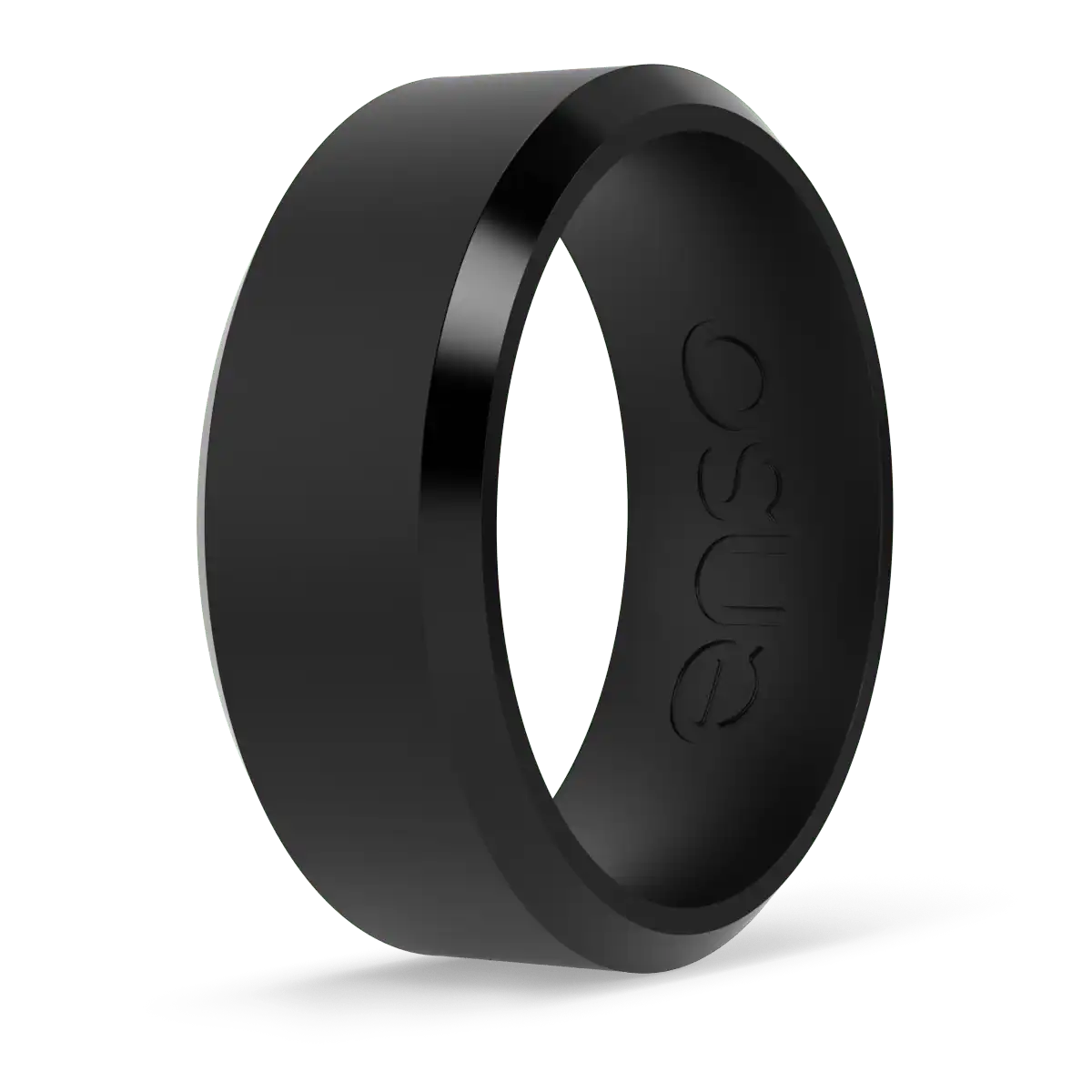 Bevel Ring - Obsidian