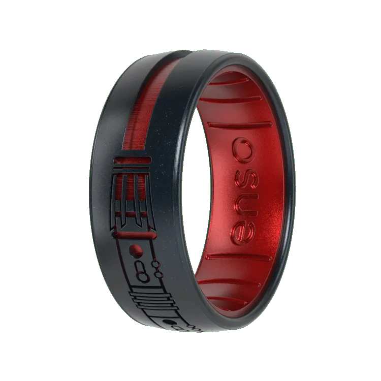 Darth Maul's™ Lightsaber™ Star Wars™ Ring - Black Pearl