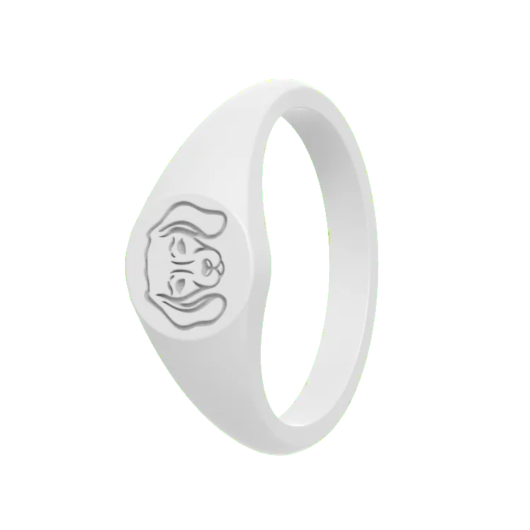 Dachshund Small Signet Ring