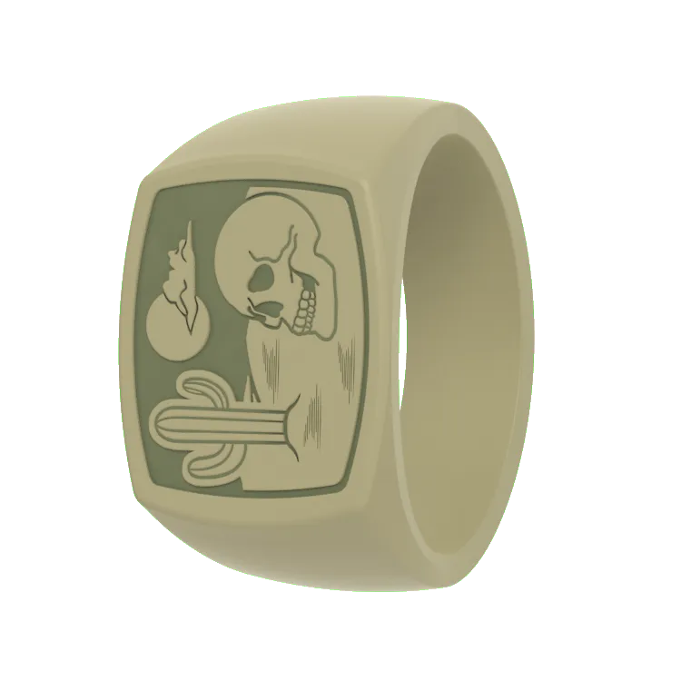 Grand Signet Ring - Bone & Bloom
