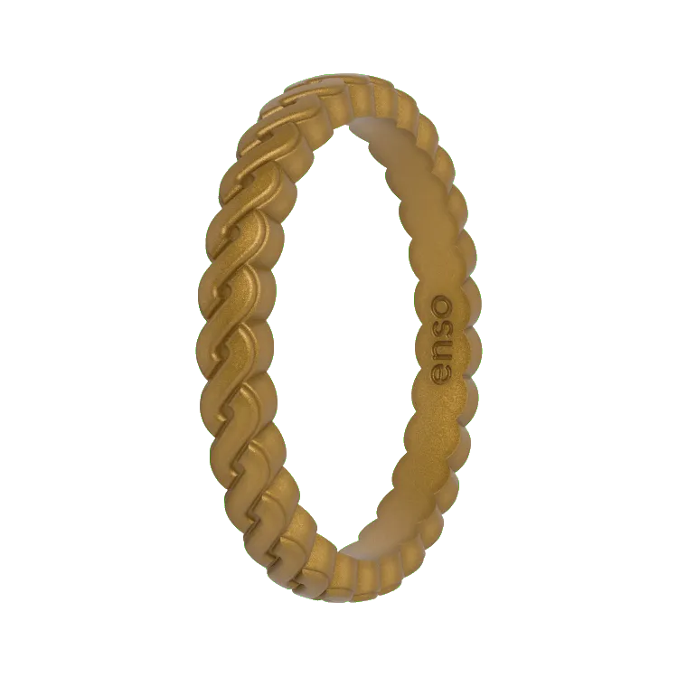 Chain Ring - Metallic Gold