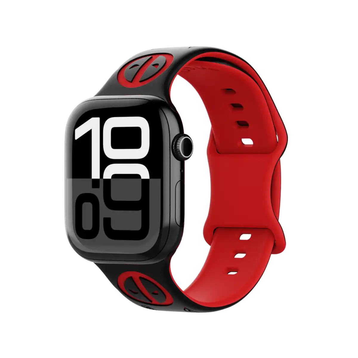 Deadpool Silicone Sport Apple Watch Band - Deadpool's Crimson Blades
