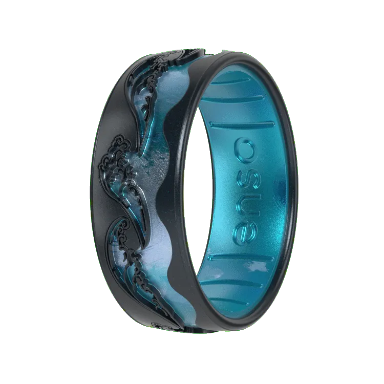 Whitecap Ring - Black Pearl