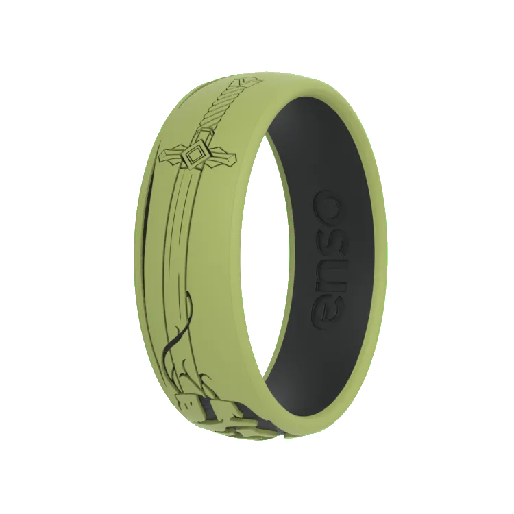 Hero's Sword Ring - Olive