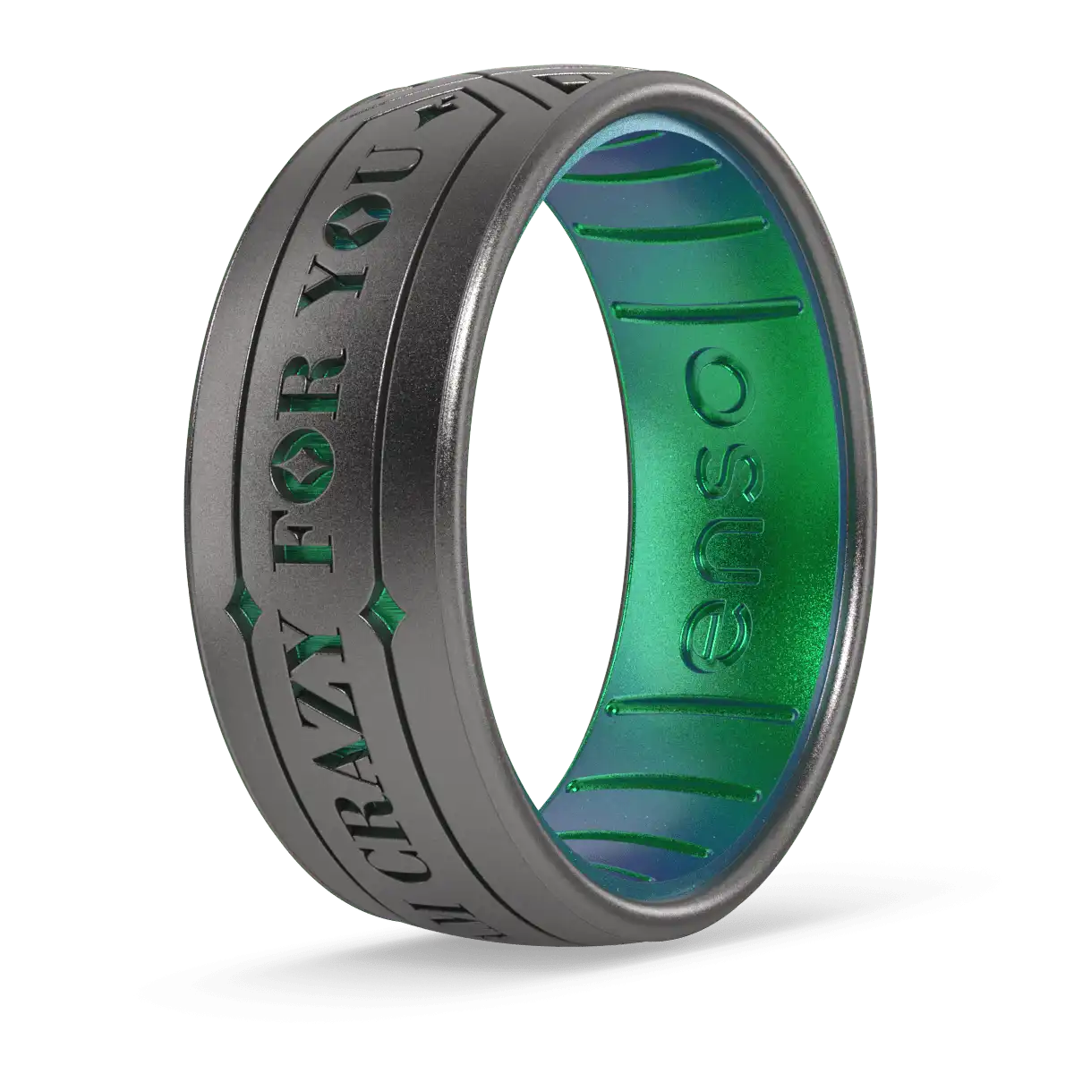 Joker I Am Crazy For You DC Ring - Platinum