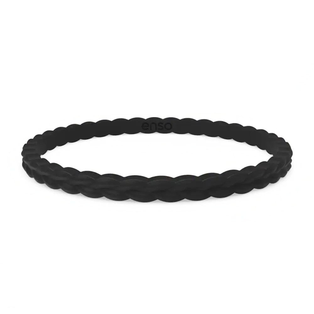 Weave Bracelet - Obsidian