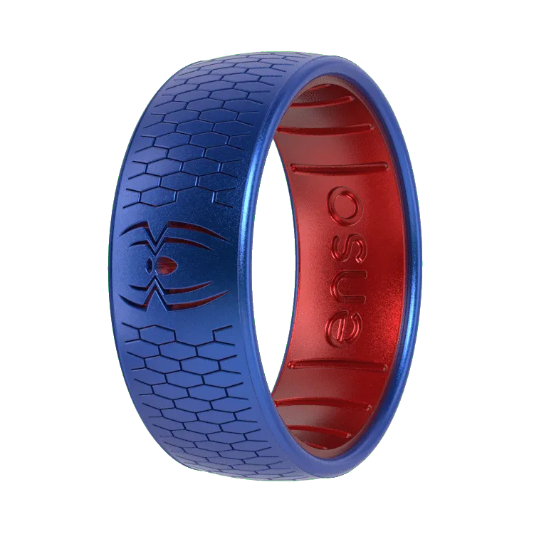 Arachnid Armor Spider-Man Marvel Ring - Sapphire
