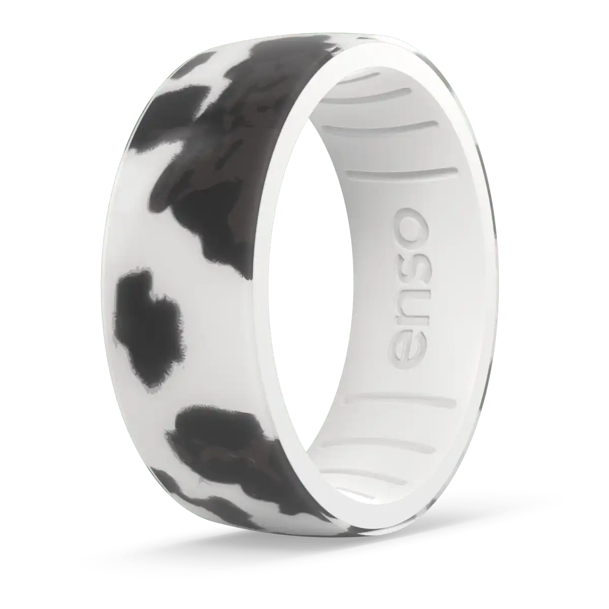 Animal Print Ring - Cowhide