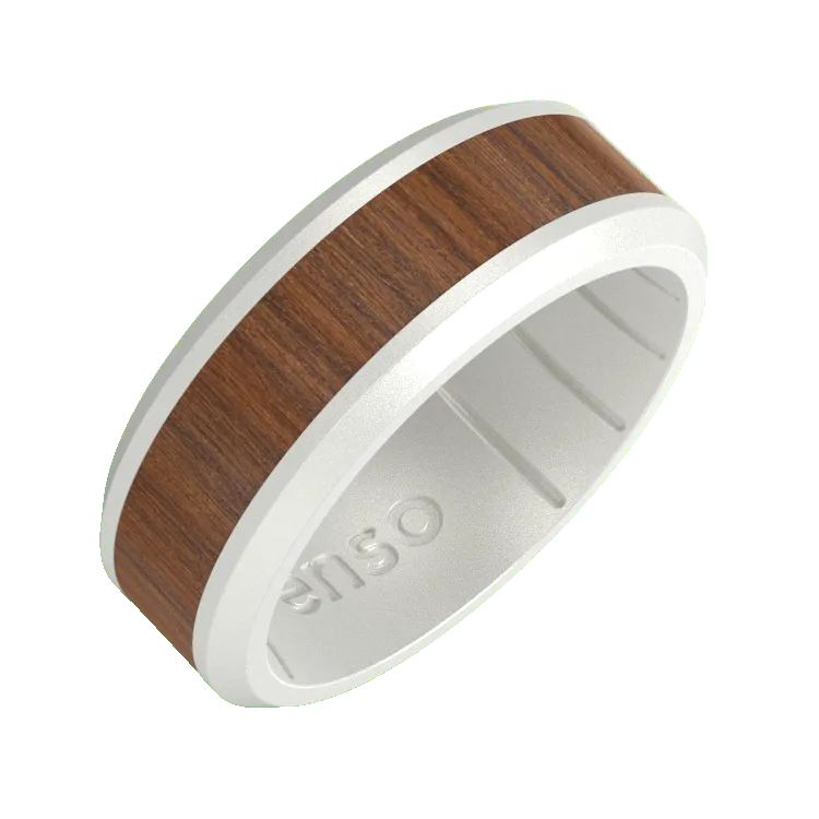 Axis Hybrid Ring - Pearl & Wood
