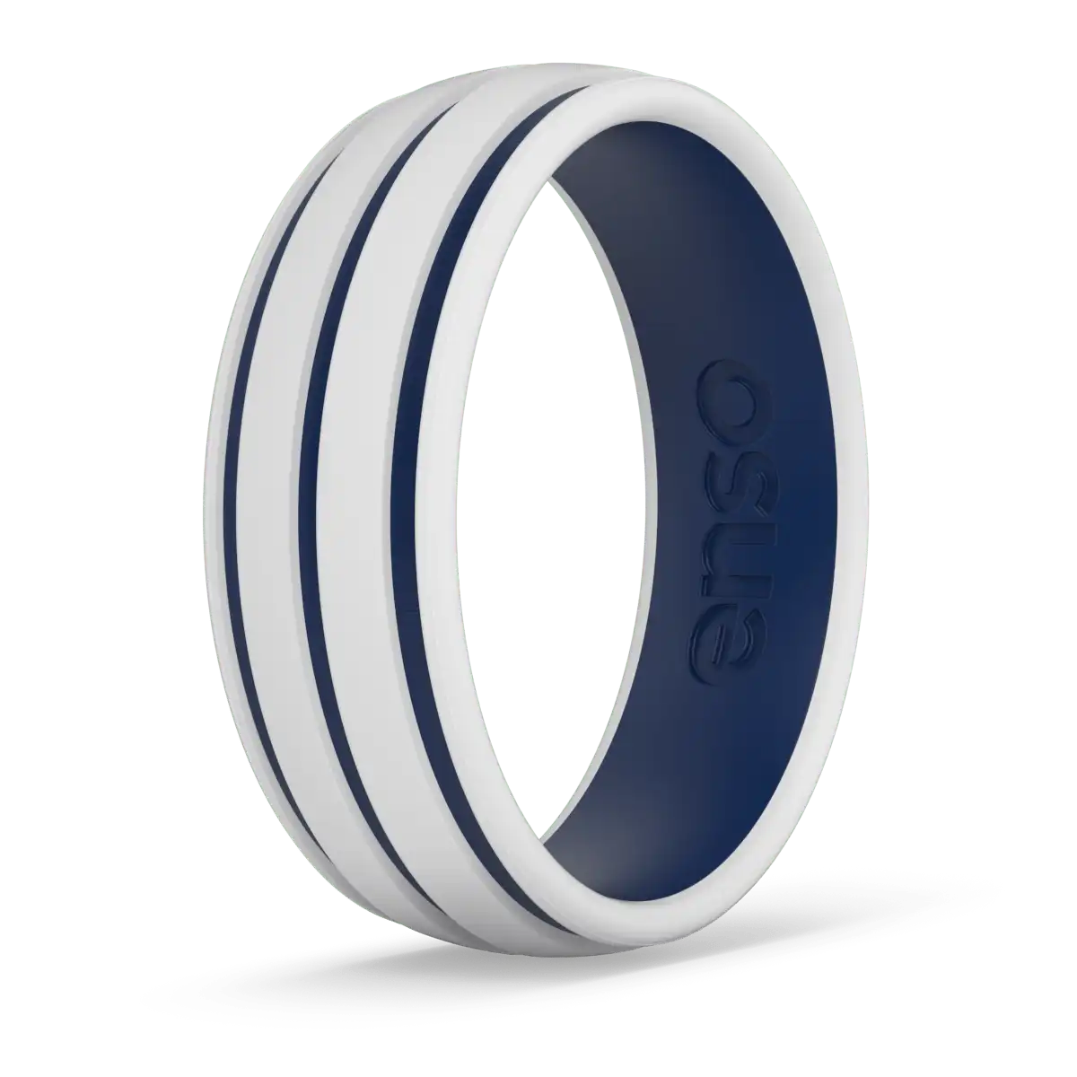 Stripes Ring - White