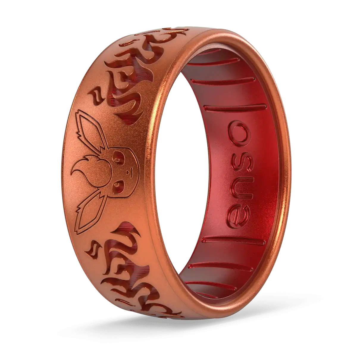Flareon Pokémon Ring - Rust Orange