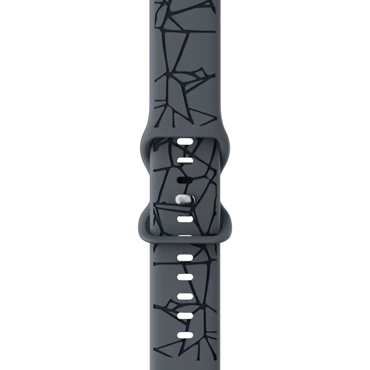 Silicone Sport Apple Watch Band - Granite