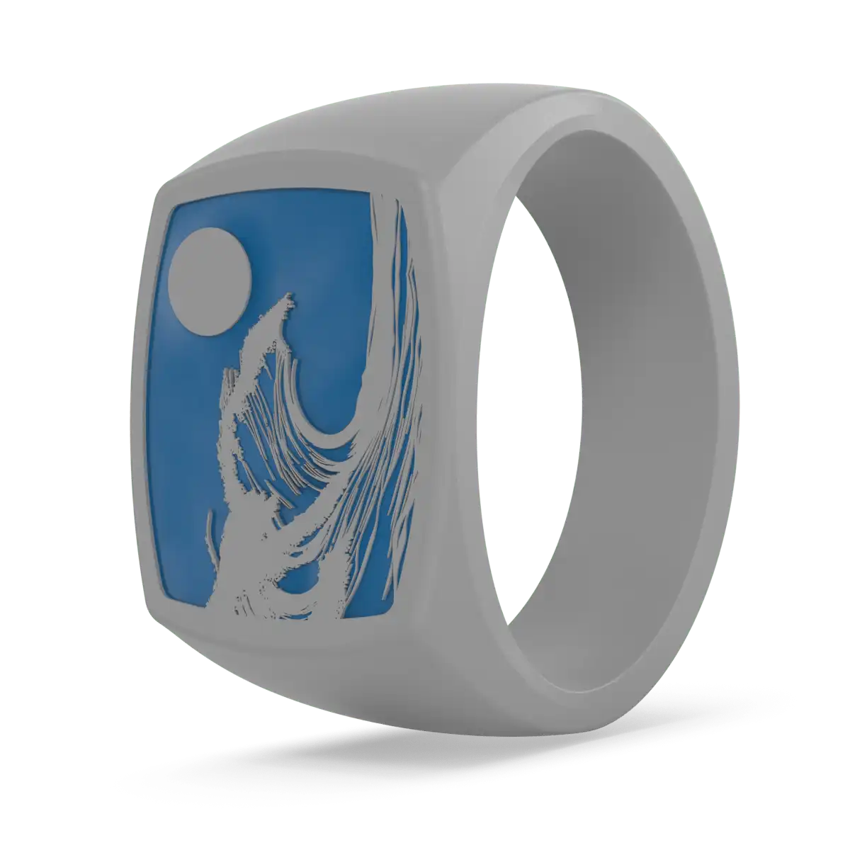 Grand Signet Ring - Tidal Surge
