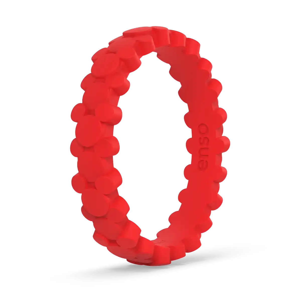 Mickey Mouse On Repeat Disney Ring - Bright Red