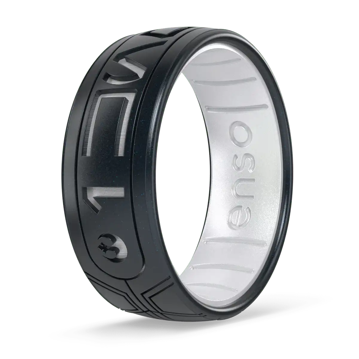 I Know (Aurebesh) Star Wars™ Ring - Black Pearl & Pearl