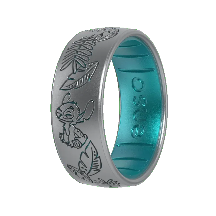 Stitch Kiss Lilo & Stitch Disney Ring - Silver