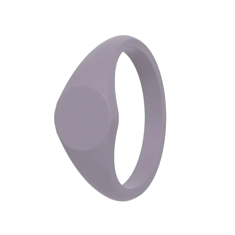 Small Signet Ring - Midnight Lavender