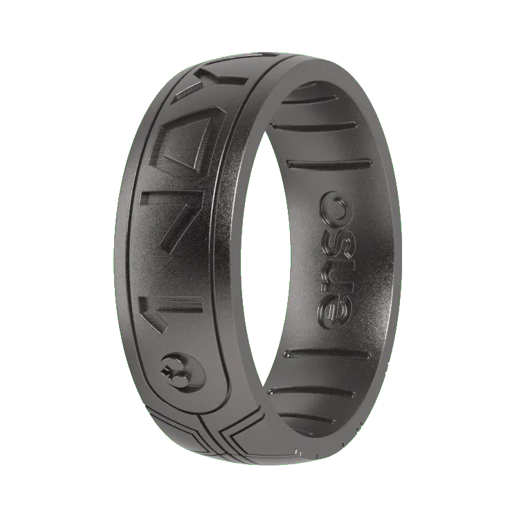 I Love You (Aurebesh) Star Wars™ Ring - Platinum