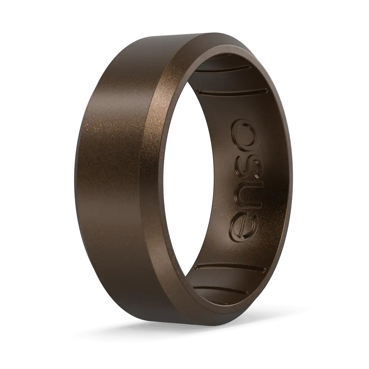 Elements Bevel Ring - Meteorite