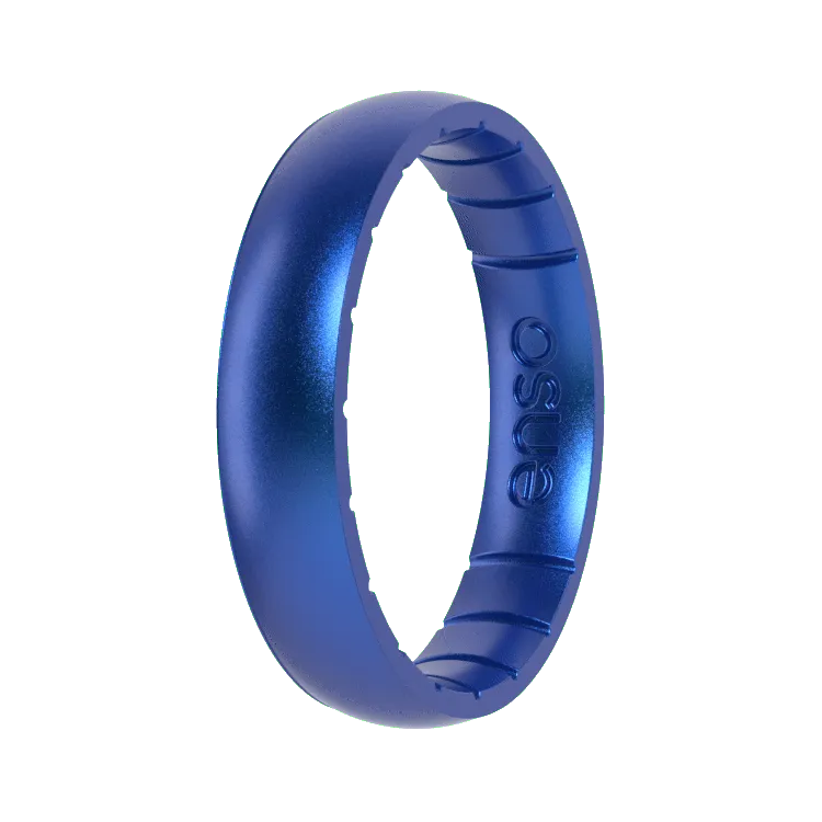 Thin Birthstone Ring - Sapphire