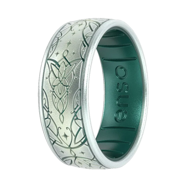 Arwen's Evenstar The Lord of the Rings Ring - Unicorn Emerald