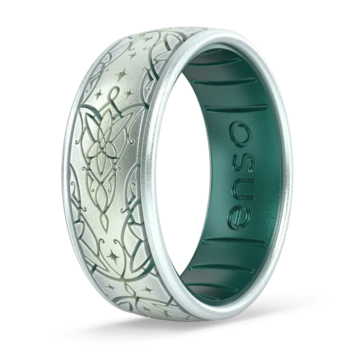 Arwen's Evenstar The Lord of the Rings Ring - Unicorn Emerald