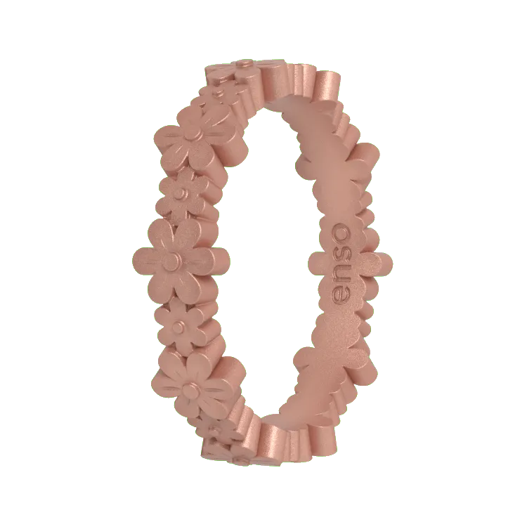 Daisy Ring - Metallic Rose Gold