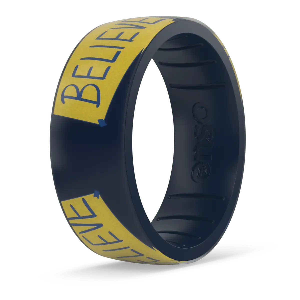 Believe Ted Lasso Ring - Dark Blue