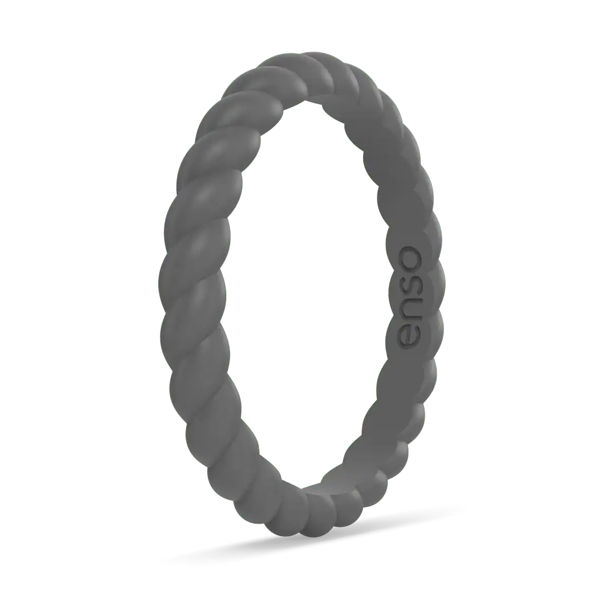 Braided Ring - Charcoal
