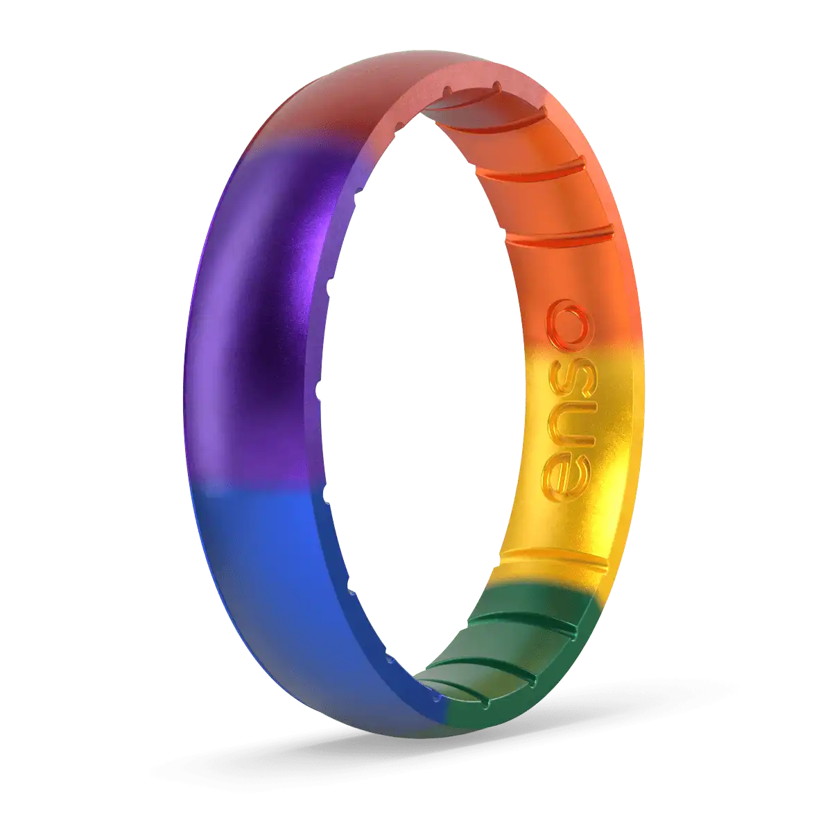 Thin Handcrafted Ring - Pride