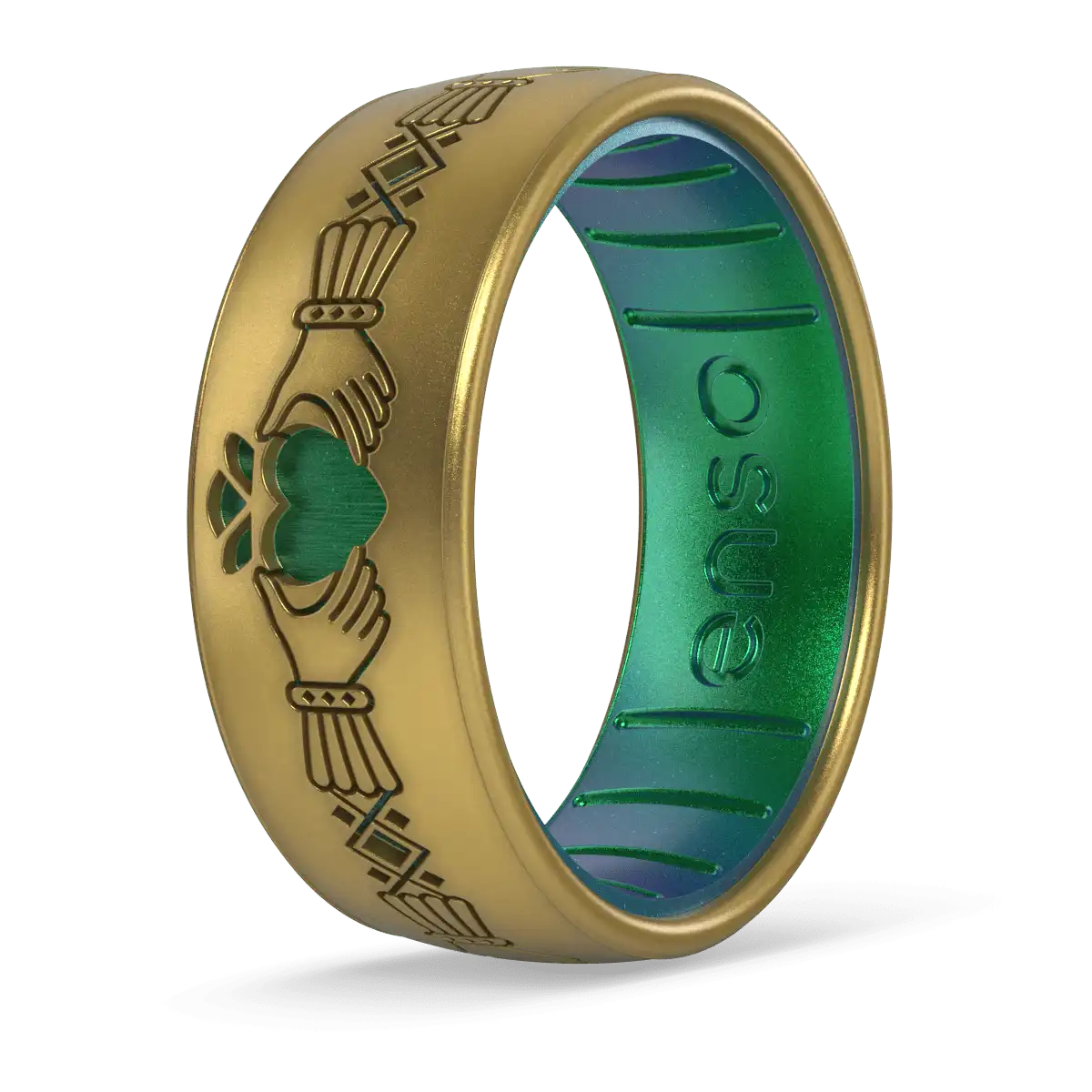 Claddagh Ring - Antique Gold