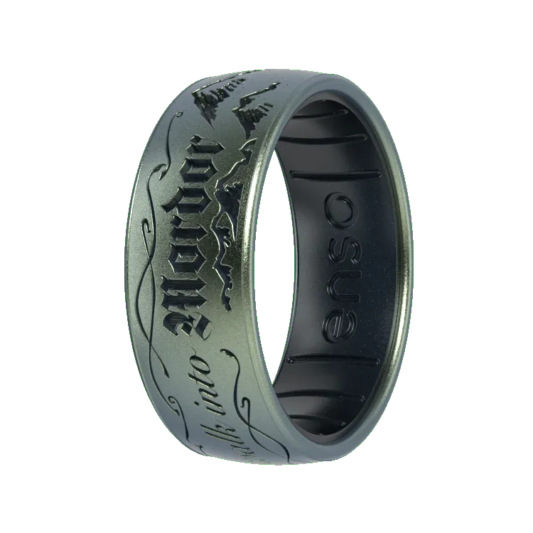Walk Into Mordor The Lord of the Rings Ring - Volcanic Ash