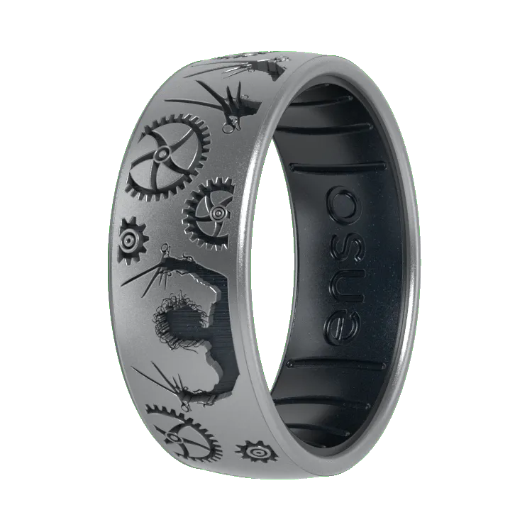 Gearbound Blades Edward Scissorhands Ring - Silver