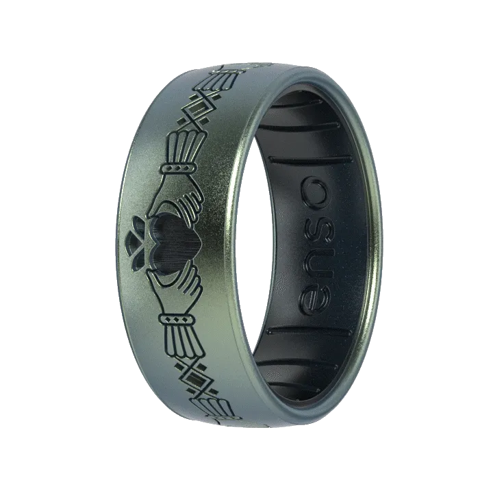 Claddagh Ring - Volcanic Ash