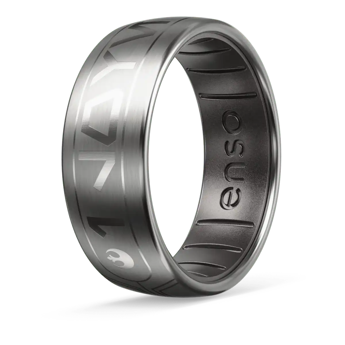 I Love You Star Wars™ Metal Hybrid Ring - Titanium