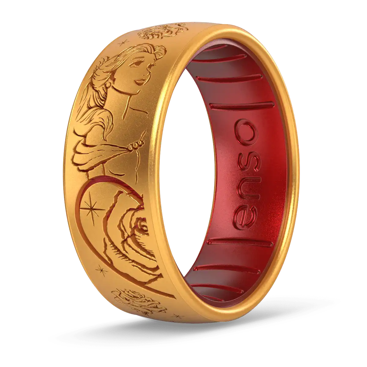 Belle Inseparable Disney Ring - Gold