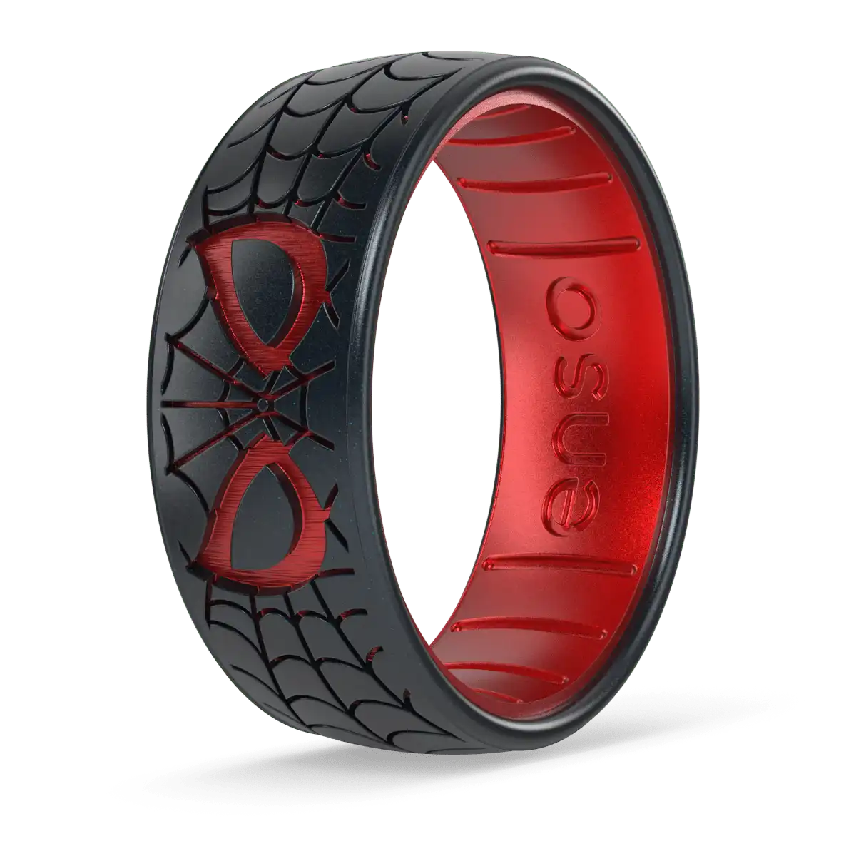 The Mask Spider-Man Marvel Ring - Black Pearl