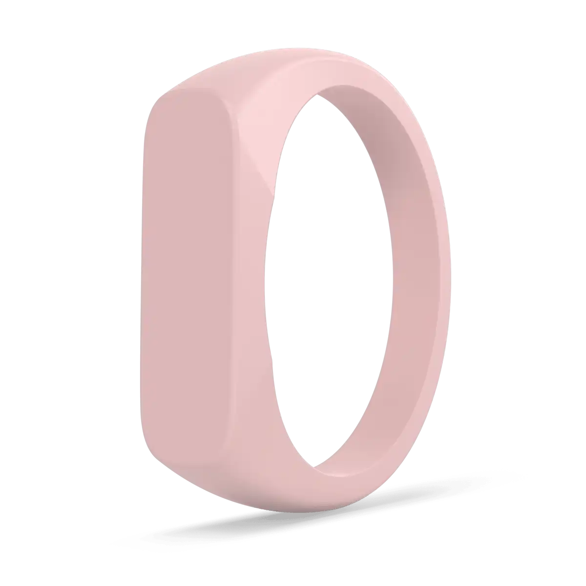 Bar Signet Ring - Pink Sand