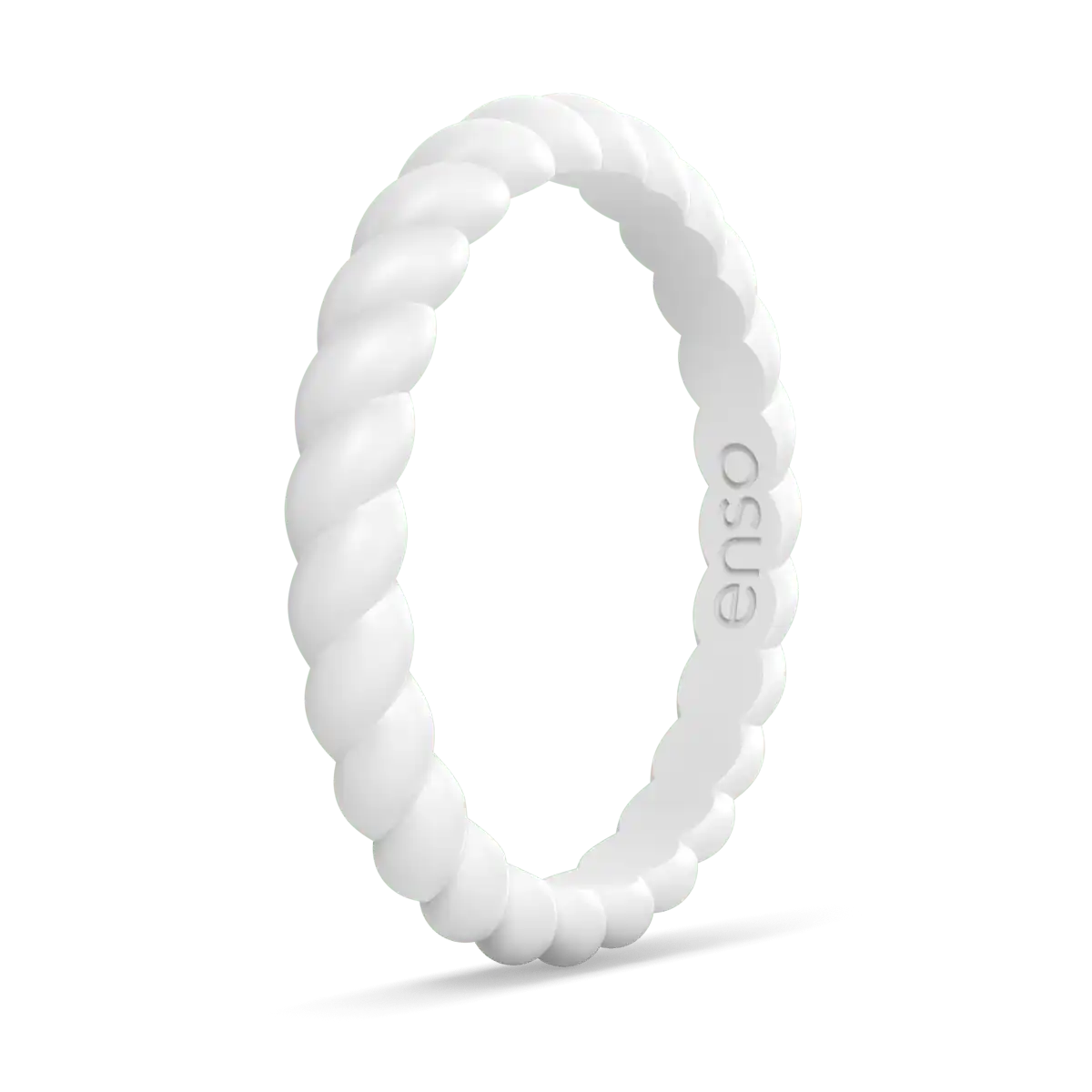 Braided Ring - White