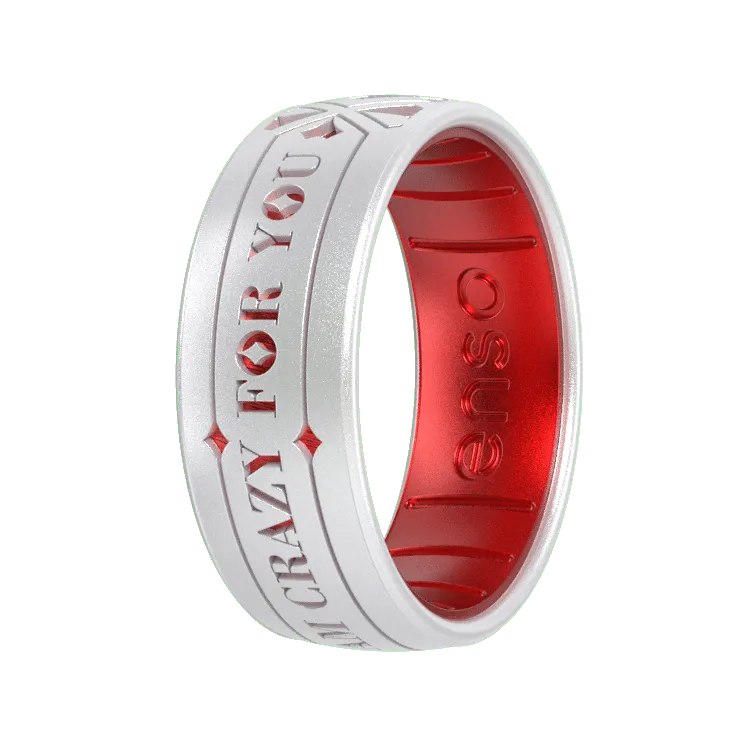 Harley Quinn I Am Crazy For You DC Ring - Pearl